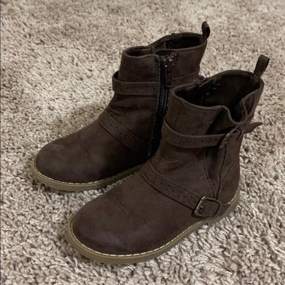 Old Navy Faux Suede Boots - Picture 2 of 9